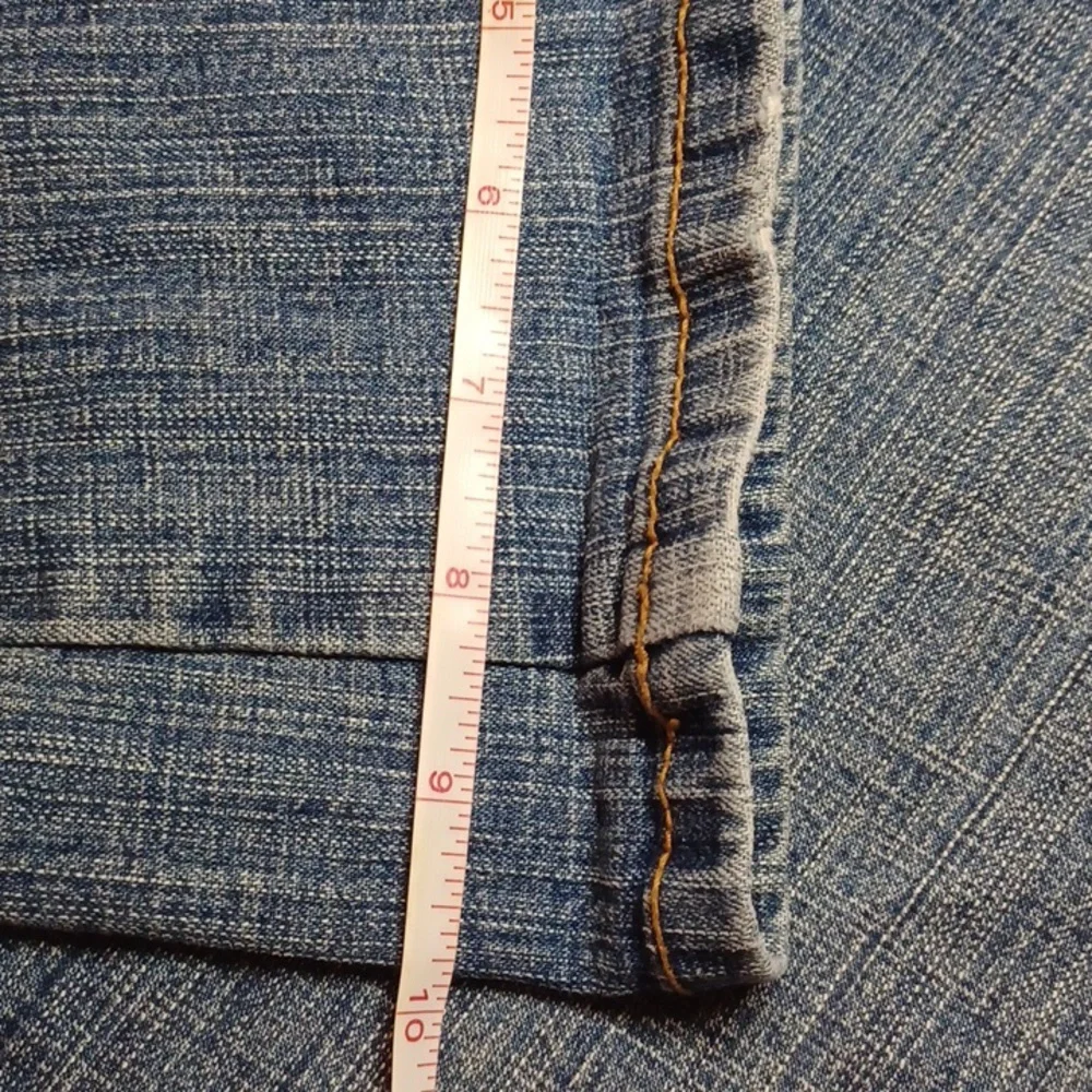 SO flare juniors size 11 Average jeans top yellow stitches boot cut - Picture 5 of 10